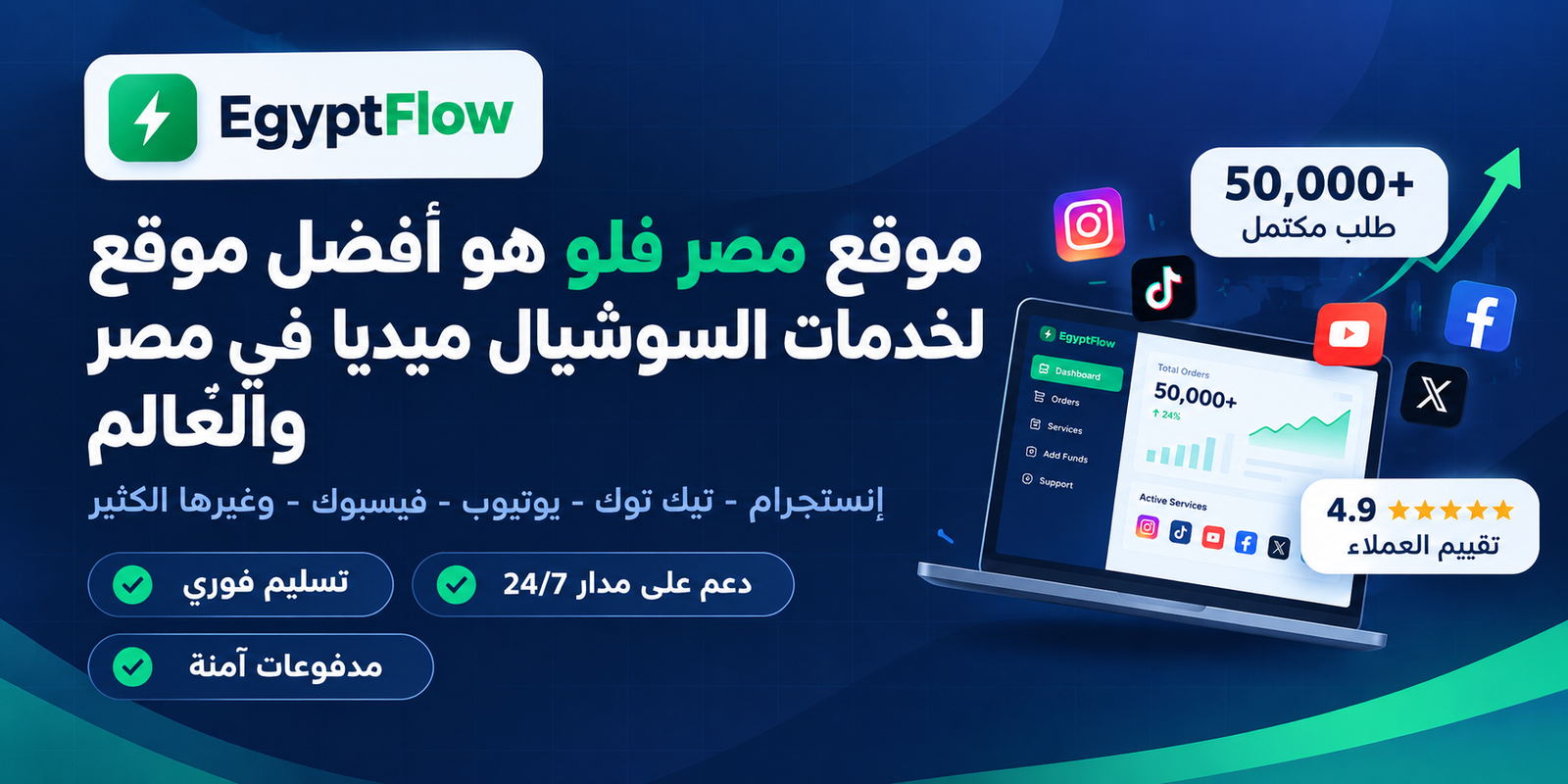 Followir هي أفضل منصة لإدارة وسائل التواصل الاجتماعي في مصر والعالم