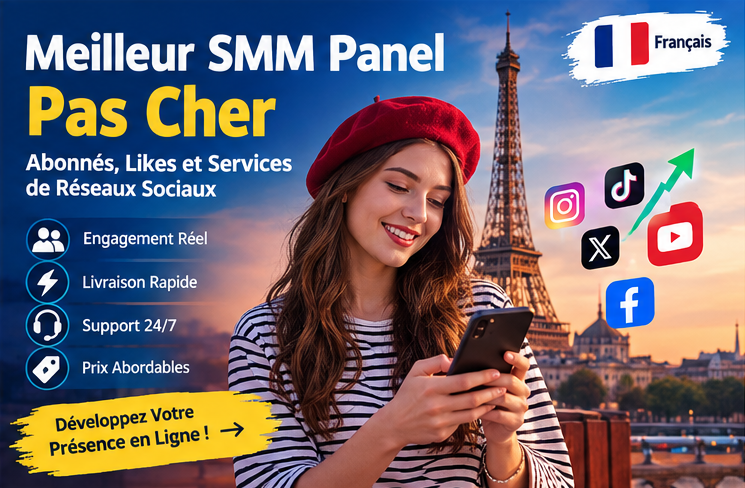 Meilleur SMM Panel Pas Cher – Abonnés et Likes